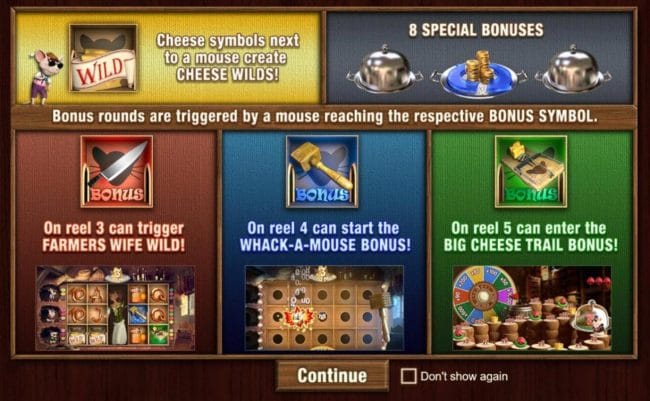 3 Blind Mice Slot Bonus Features