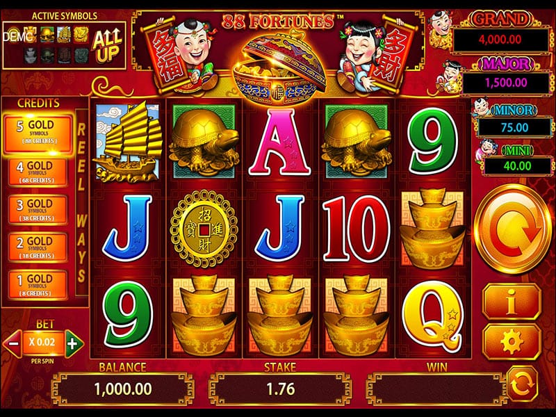 88 Fortunes Slot Game