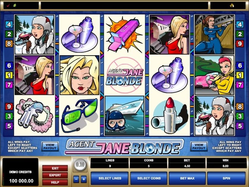 Jane Blonde Slots UK