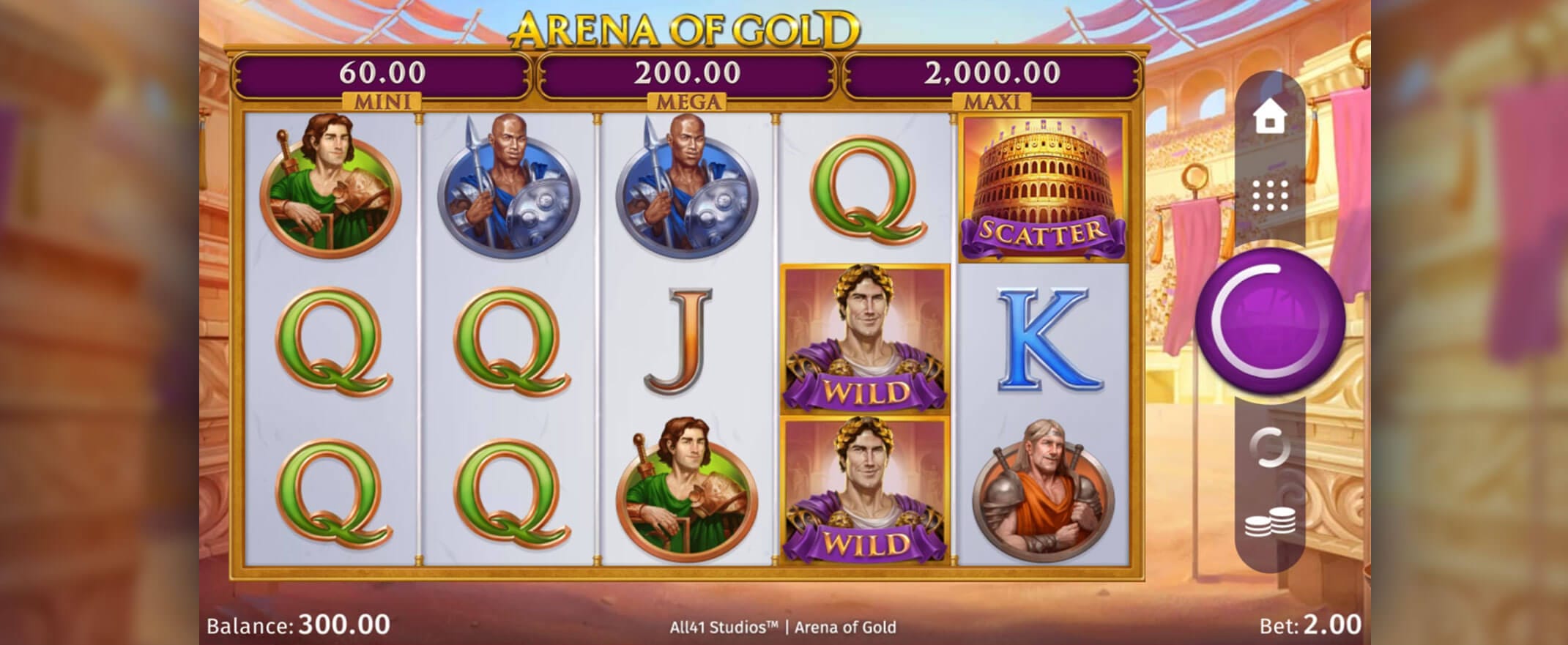 Arena of Gold Free Slots