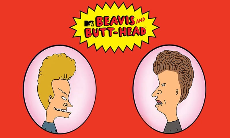 Beavis and Butthead Slot Logo Slots Racer