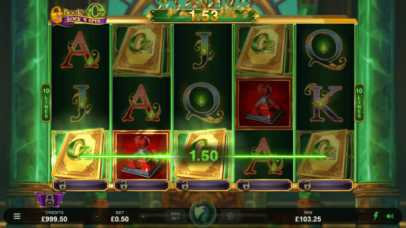 Book of Oz Lock ‘N Spin Slots Online