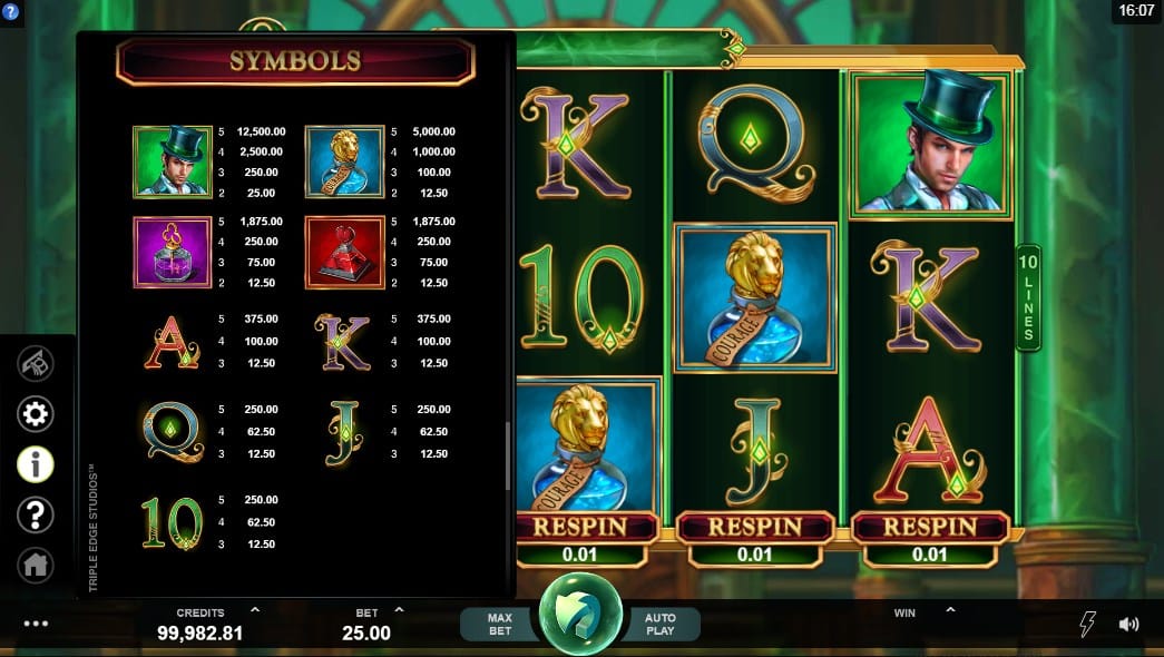 Book of Oz Casino Games