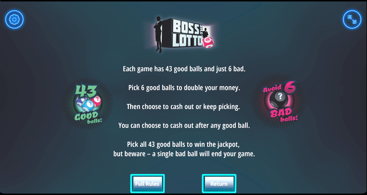 Boss the Lotto Slot Info