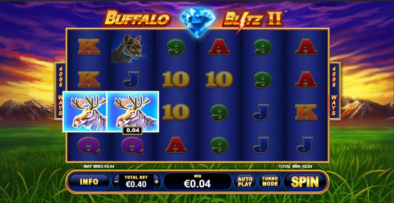 Buffalo Blitz II Slot Gameplay