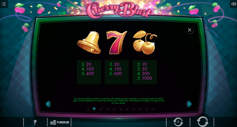 Cherry Blast Free Slots Online