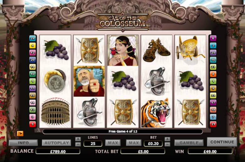 Call of the Colosseum Slot UK