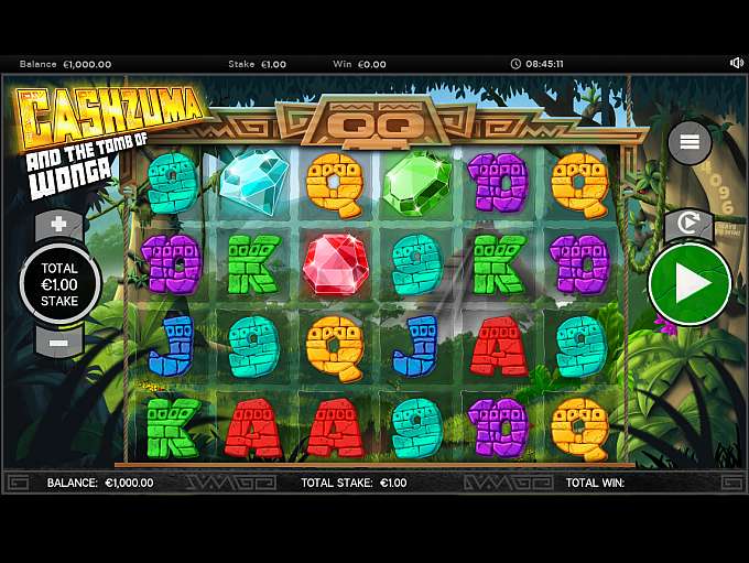 Cashzuma and the Tomb of Wonga Slots Gameplay