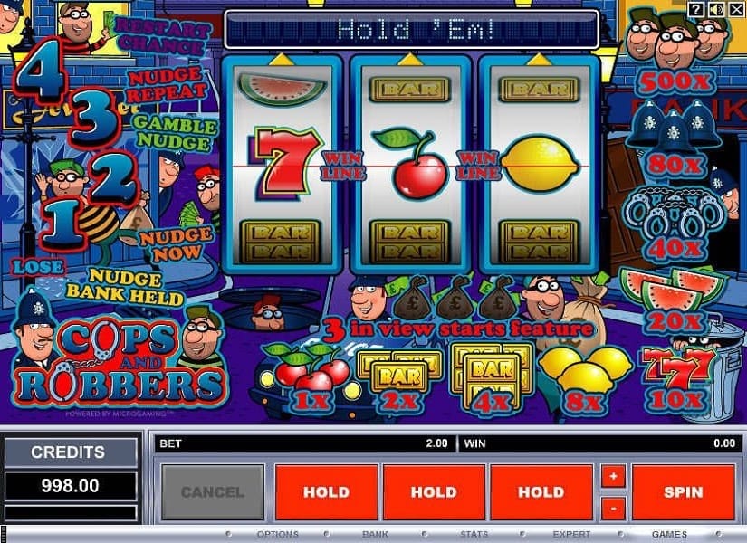 Cops and Robbers Video Slot