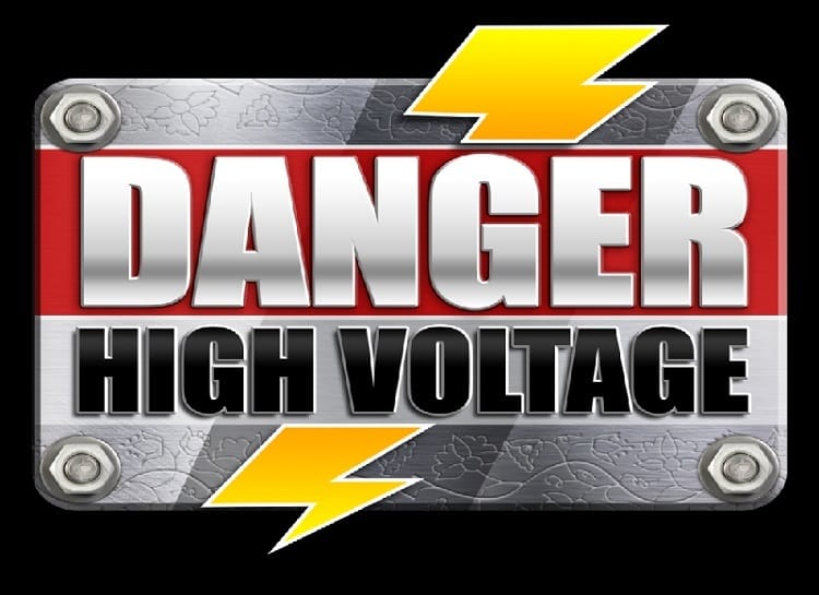 Danger! High Voltage Slot Logo Slots Racer