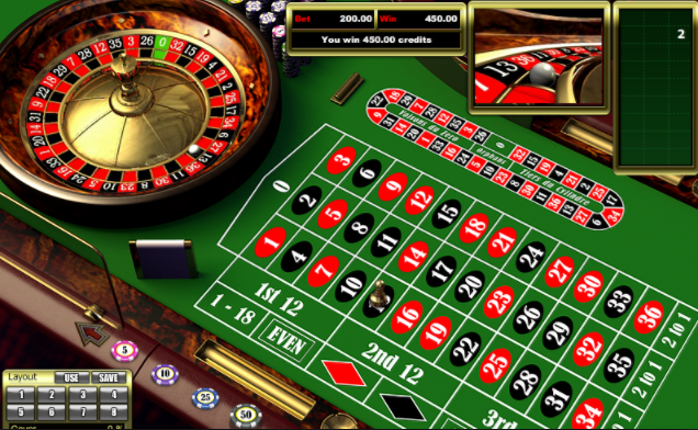 European Roulette Table Image