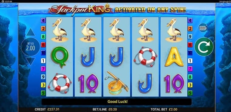 Fishin’ Frenzy Jackpot King Slots Game
