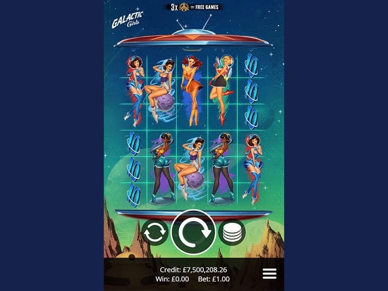 Galactic Girls Slots Game