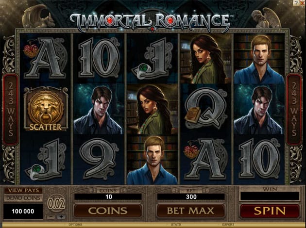 immortal romance gameplay casino