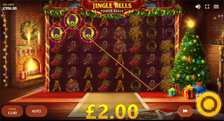 Jingle Bells Power Reels Gameplay