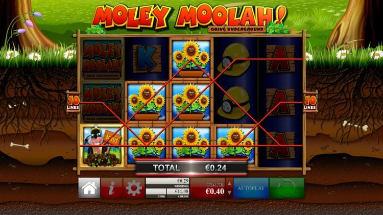 Moley Moolah Slot Gameplay