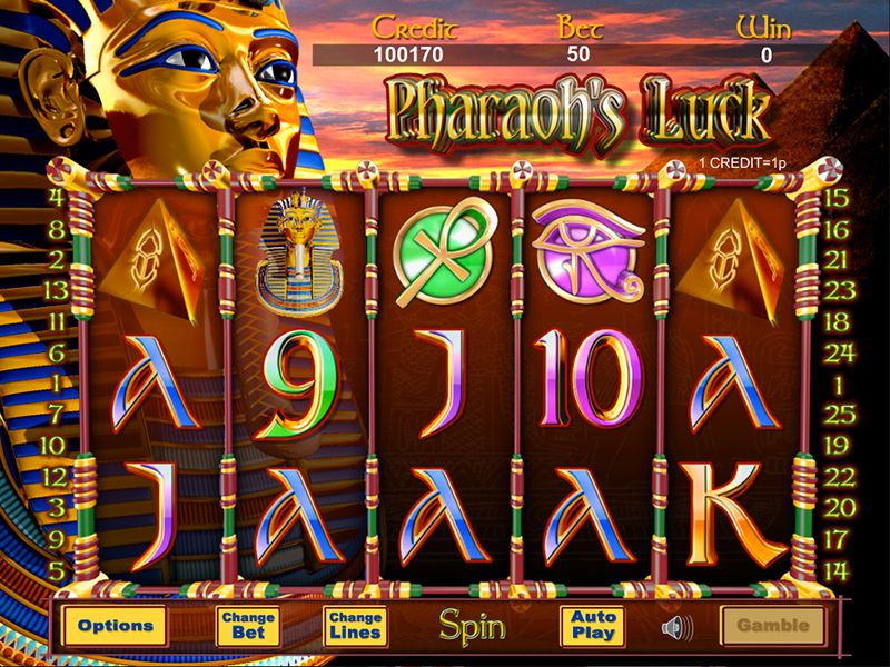 Pharaoh’s Luck Slots Gameplay