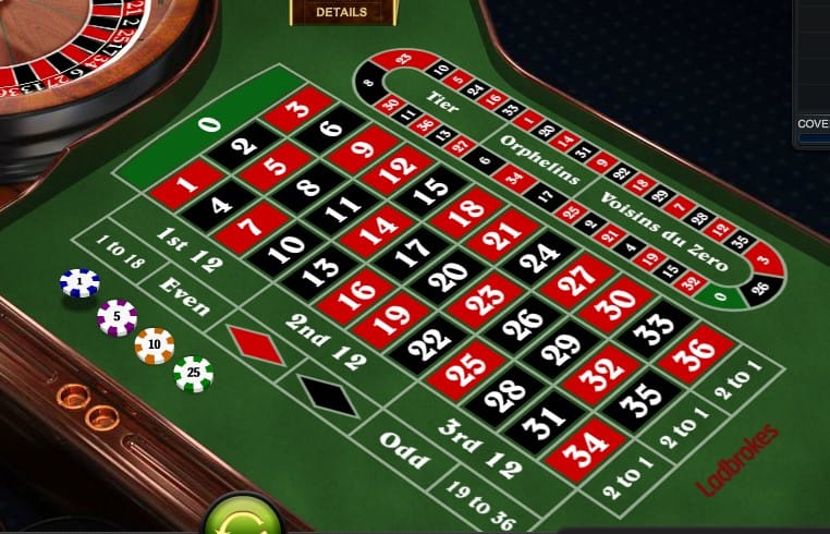 European Roulette Casino Table