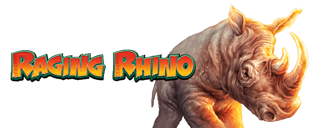 Raging Rhino Slot Logo Slots Racer