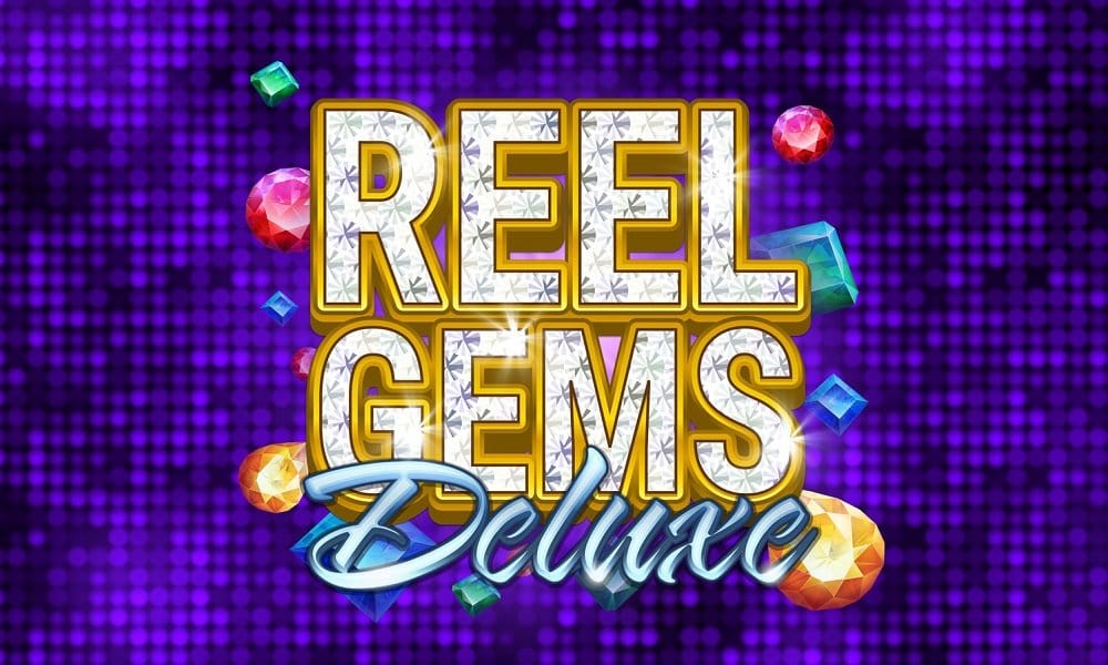 Reel Gems Deluxe Slot Logo Slots Racer