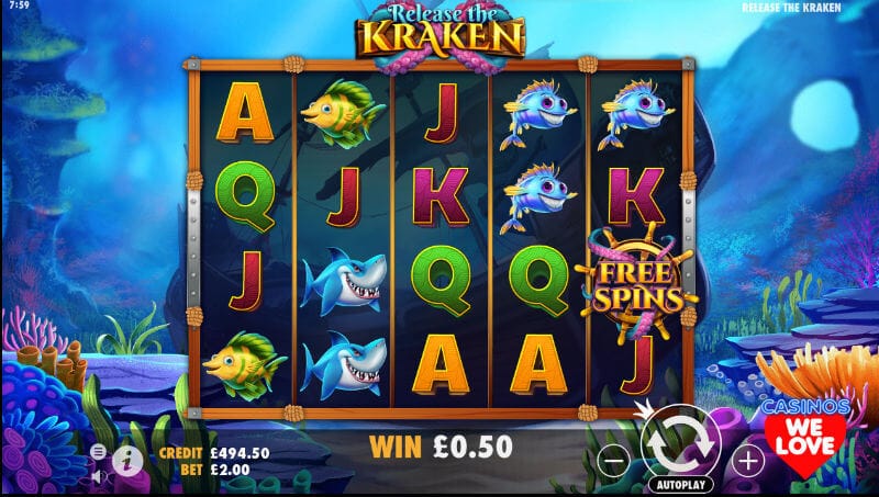 Release the Kraken Slots Online