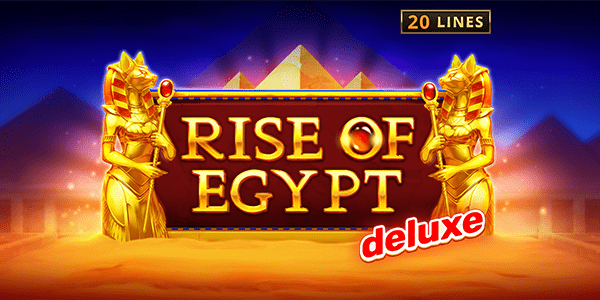 Rise of Egypt Deluxe Slot Logo Slots Racer