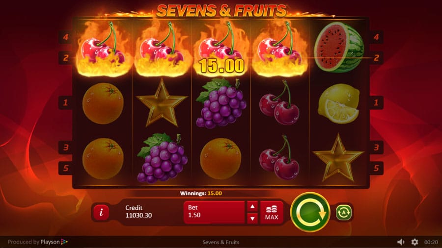 Sevens and Fruits Free Slots