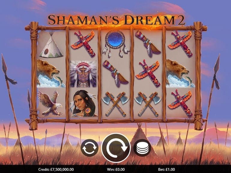 Shaman’s Dreams 2 Slots Reel