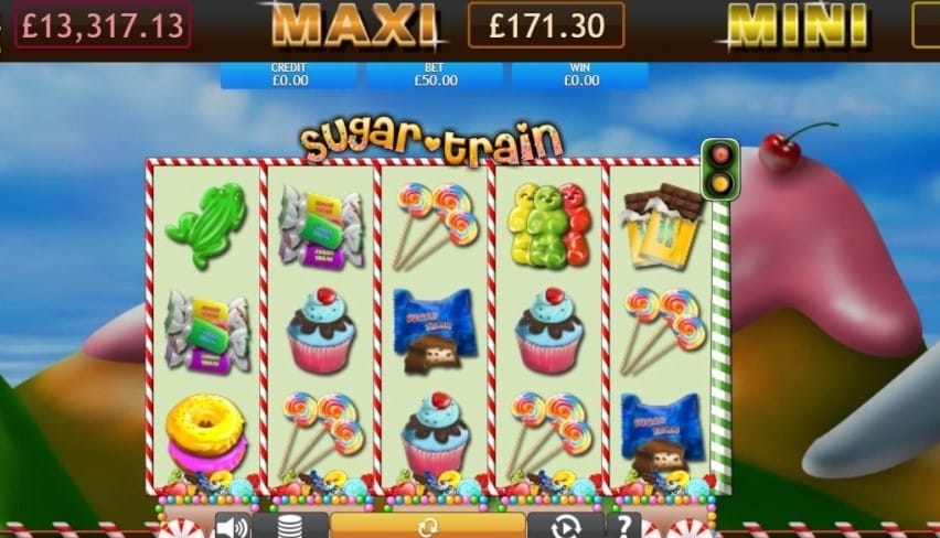 Sugar Train Jackpot Slots Gameplay