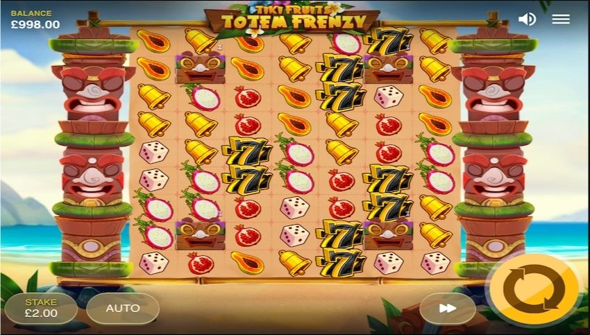 Tiki Fruits Totem Frenzy Slot Gameplay