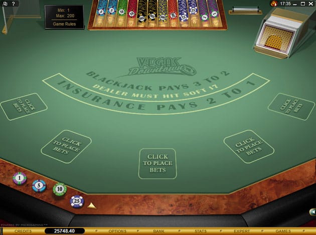 Vegas Downtown Blackjack Casino Game