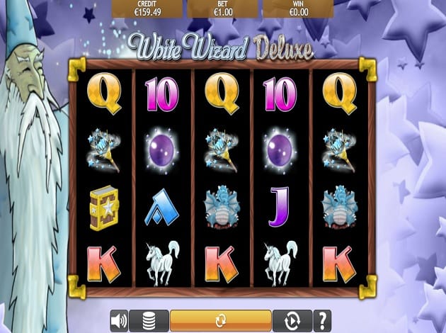 White Wizard Deluxe Slot Game Play