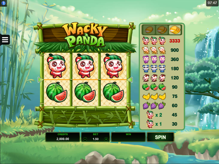 Wacky Panda Slot Game