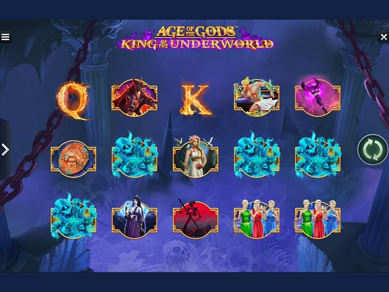 Age of the Gods - King of the Underworld Slot Gameplay