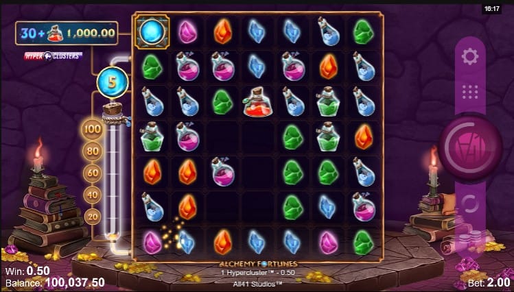 Alchemy Fortunes Slot Game Play