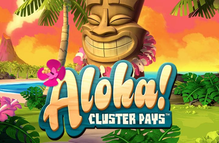 Aloha! Cluster Pays Slot Logo