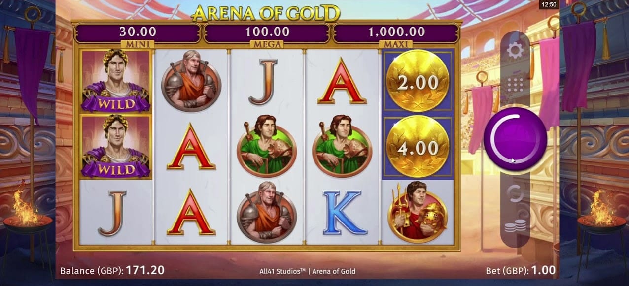 Arena of Gold Slots Game