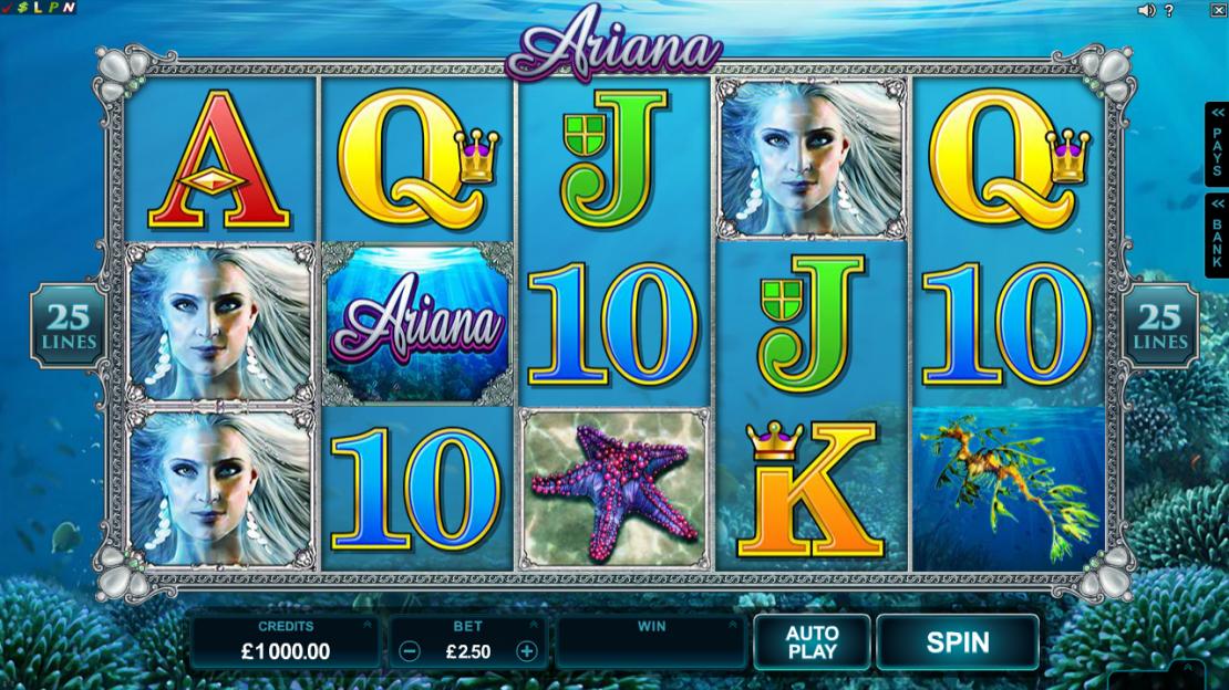 Ariana Slot Game UK