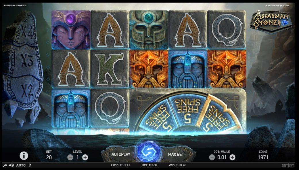 Asgardian Stones Casino Gameplay