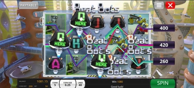 Beat Bots Slots UK