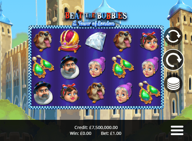 Beat the Bobbies Tower of London Free Slots