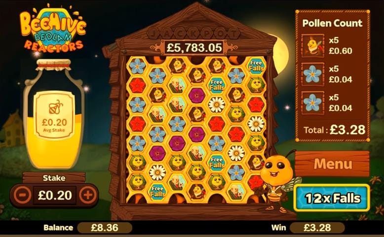 Beehive Bedlam Slots UK