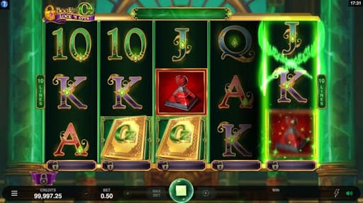 Book of Oz Lock ‘N Spin Slots Reels