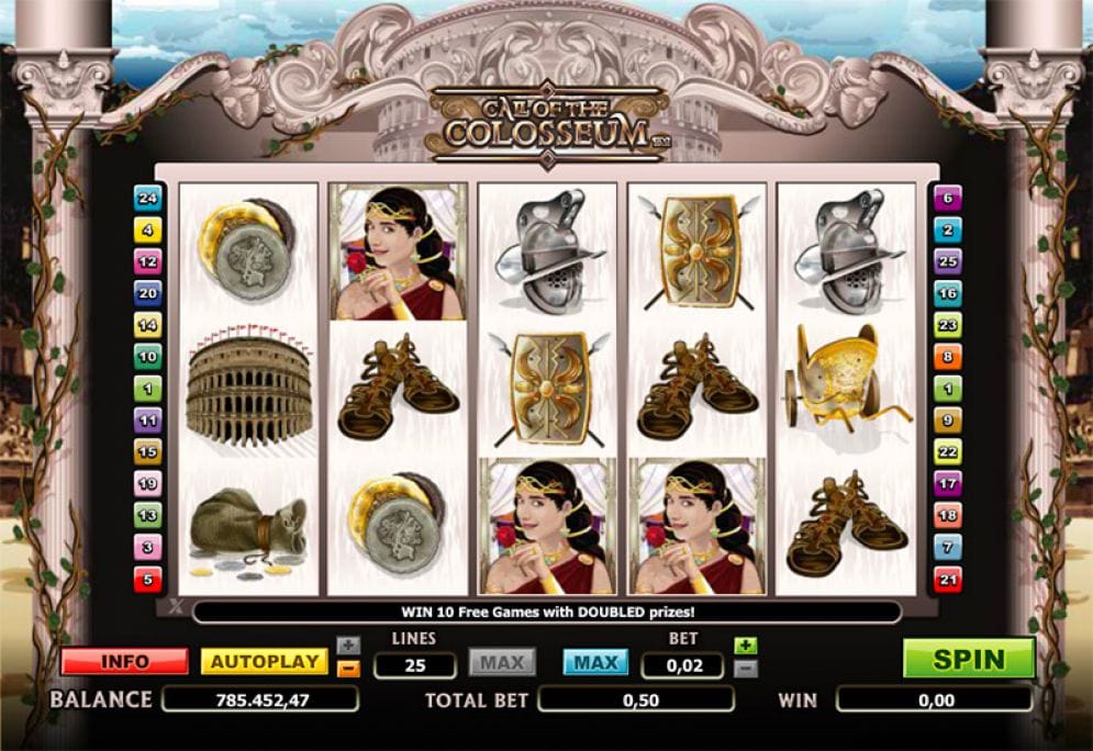 Call of the Colosseum Slots Game