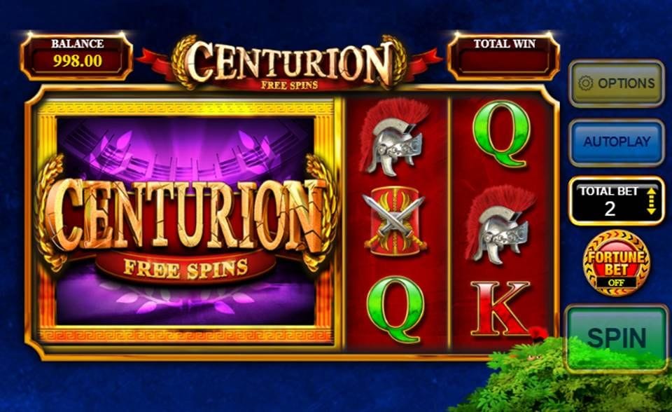 Centurion Free Spins Free Slots