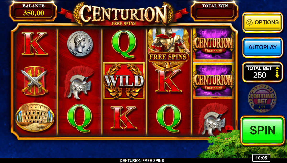 Centurion Free Spins Slot Game