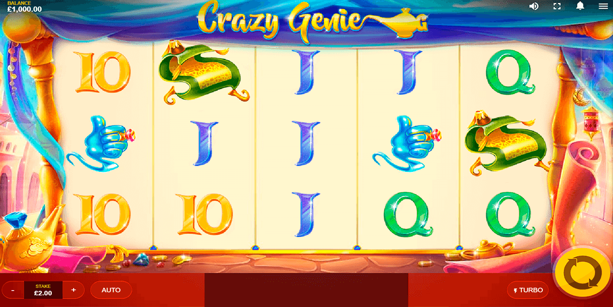 Crazy Genie Slots UK