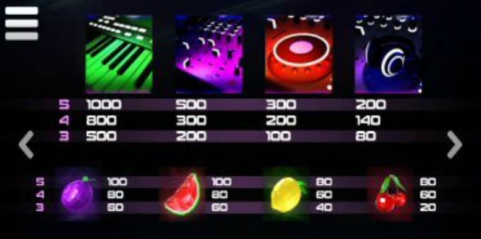 Play DJ Wild Slot Symbols