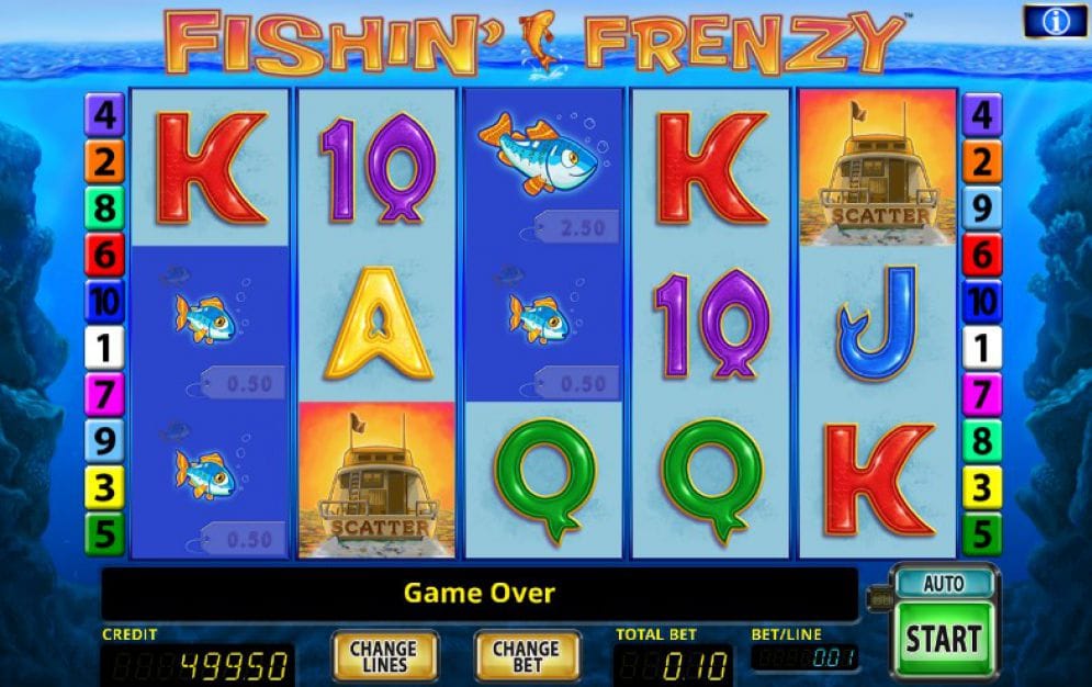 Fishin' Frenzy Slots Games