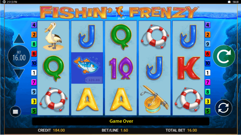 Fishin Frenzy Gameplay